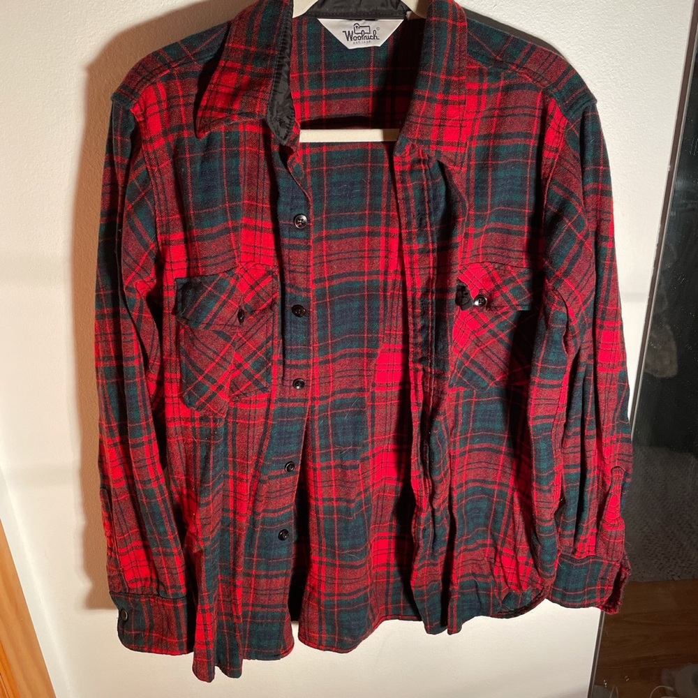 Red plaid flannel